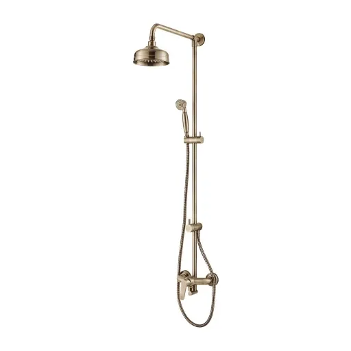 OMNIRES ART DECO sprchový sloup, bronz kartáčovaná AD5144BR