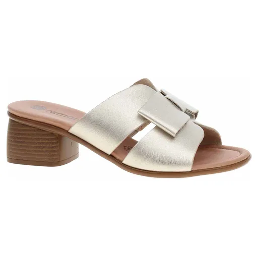 Dámské pantofle Remonte R8759-90 gold 37