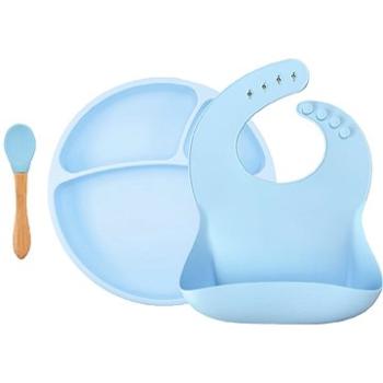 MINIKOIOI set na stolování BLW II, Mineral Blue (8681176334414)