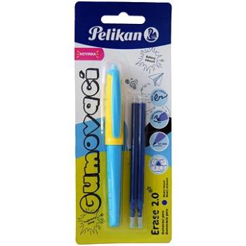 PELIKAN 1 ks + 2 náplně, žlutá/modrá (60079092)