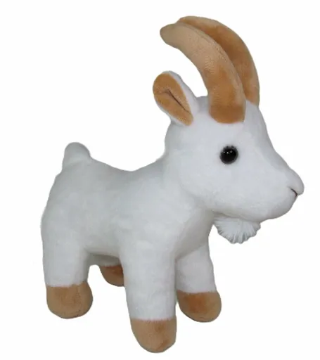 Plyšák Kozička se zvukem bílá – 20 cm