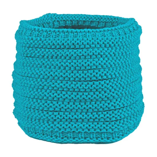 Bontis Pletený dětský nákrčník - Tyrkysová | uni dětská