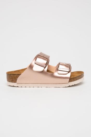 Dětské pantofle Birkenstock růžová barva