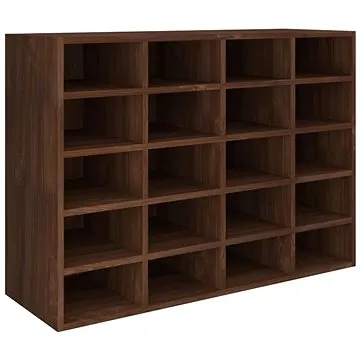 Botník dřevotříska 92 x 30 x 67,5 cm hnědý dub, 340220 (340220)