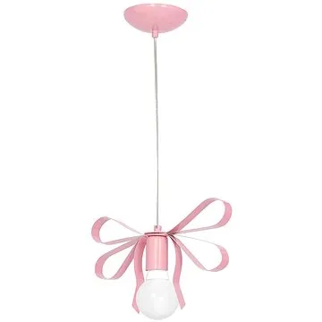 Dětský lustr NELA 1xE27/60W/230V světle růžová (74197)
