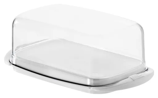 Rojaplast 91297 Dóza na máslo FRESH, plast, transparentní/bílá
