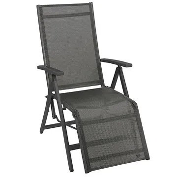 DOPPLER Křeslo zahradní polohovací ACTIVE, šedé (266AC091018)