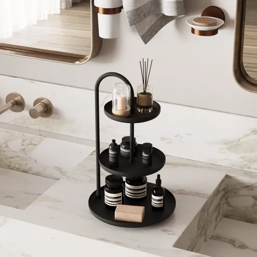 Dekorativní kovový doplněk Kalkı - Black