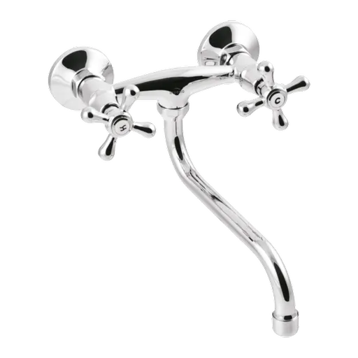 INVENA Umyvadlová/ dřezová baterie ROMA, 25cm, otočný výtok typu S BC-22-00S-L