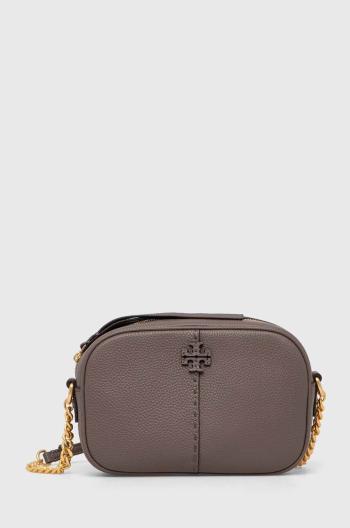 Kožená kabelka Tory Burch McGraw Camera hnědá barva, 147578.963