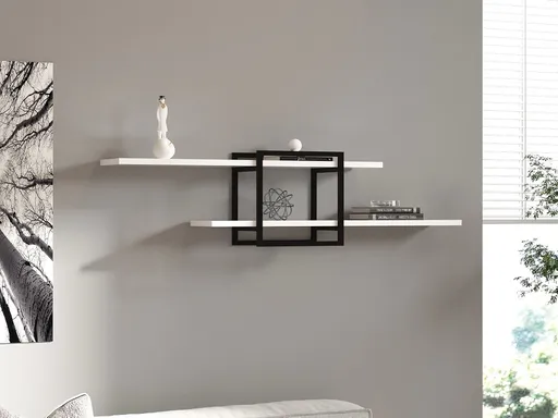 Nástěnná police Mone - White