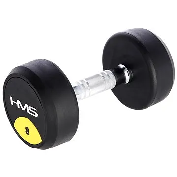 Pogumovaná jednoruční činka HMS HG Pro 8 kg (17-66-151)