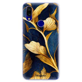 Odolné silikonové pouzdro iSaprio - Gold Leaves - Xiaomi Redmi 7