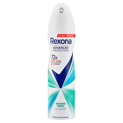 Rexona Antiperspirant ve spreji Advanced Protection Shower Fresh 150 ml
