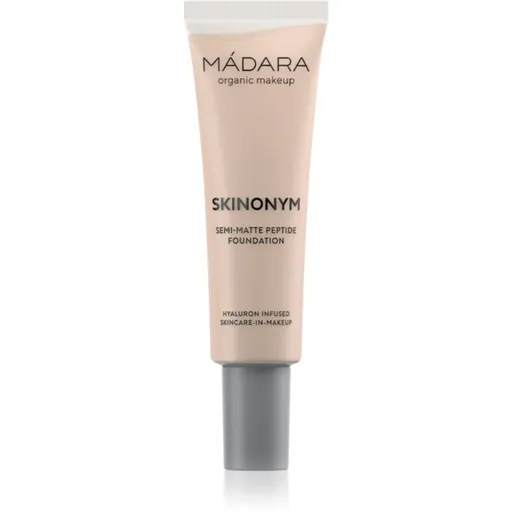 MÁDARA Skinonym Semi-Matte Peptide dlouhotrvající make-up s peptidy odstín Ivory 20 30 ml
