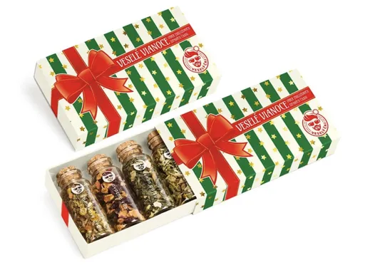 Dárková sada sypaných čajů "Veselé Vánoce"