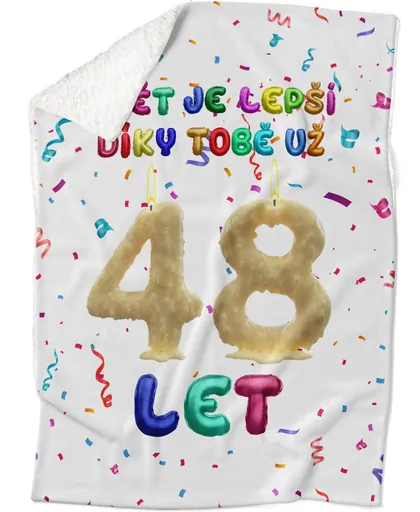 Deka Svět je lepší díky Tobě (věk: 48, Podšití beránkem: ANO)