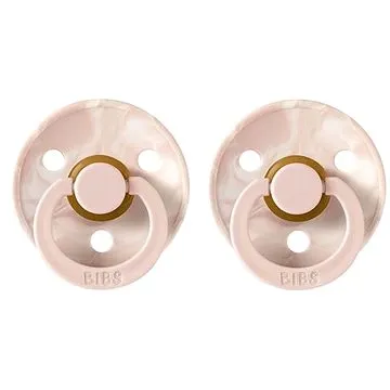 Bibs Colour dudlíky z přírodního kaučuku 2 ks Tie Dye Blush - velikost 1 (0-6m) (0368259)