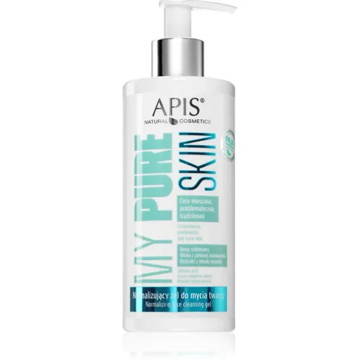 Apis Natural Cosmetics My Pure Skin normalizující čisticí gel na obličej 300 ml
