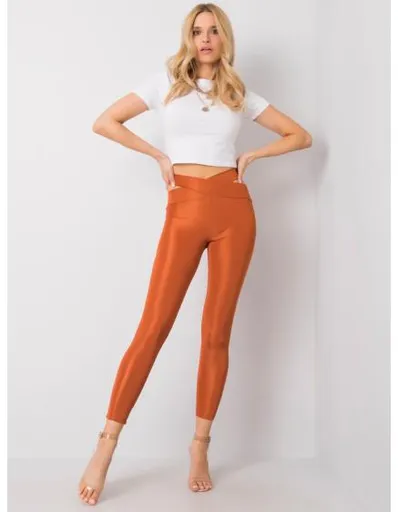 Dámské legíny pruhované Alayna RUE PARIS zářivě modré