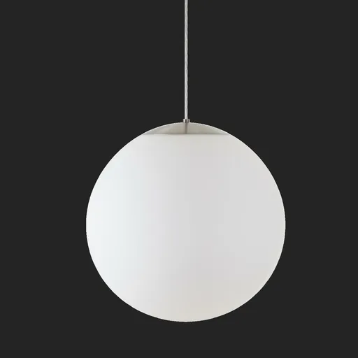 OSMONT ISI72774 ISIS S4 PM-M HP závěsné plastové svítidlo nerez broušená / bílá IP40 4000 K 58W LED nouzové kombinované 3 h