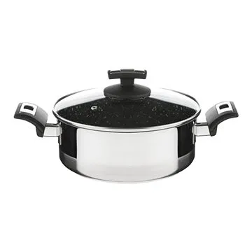 Kolimax Rendlík s poklicí Cerammax Pro Comfort 22cm, 3l, granit černá (145734)