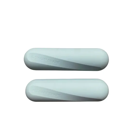 SharpShape Silikonové činky zelená 2X1 kg