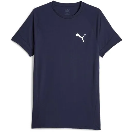 Puma EVOSTRIPE TEE Pánské tričko, modrá, velikost