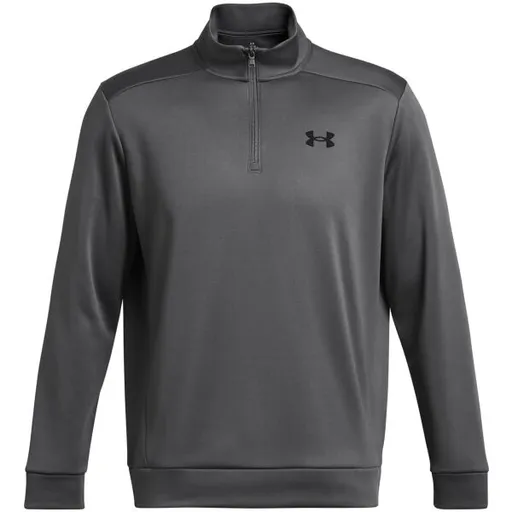 Under Armour ARMOUR FLEECE 1/4 ZIP Pánská fleecová mikina, šedá, velikost M