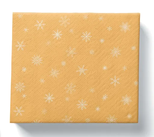PROCOS Papírové vánoční ubrousky 33x33cm 3vrstvé zlaté 20ks