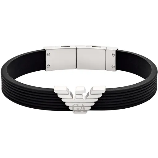 Emporio Armani Stylový pánský náramek Eagle Logo EGS3168040