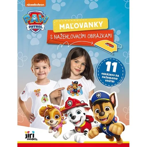 Maľovanky s nažehľovacími obrázkami Labková patrola