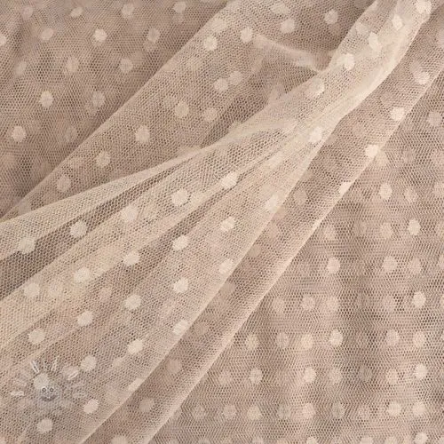 Tyl na TUTU SPOT light salmon