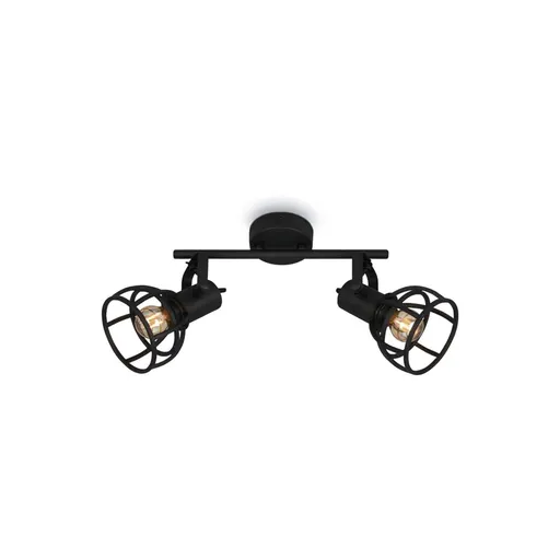 BRILONER Bodové svítidlo 30 cm 2x E14 25W černá BRILO 2669-025