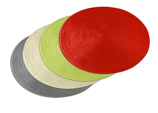 TORO Prostírání tkané, kulaté, assort Varianta: BÉŽOVÁ