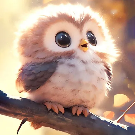 Diamantové malování Sovička 20 x 20 cm