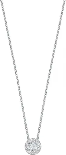 Morellato Stříbrný náhrdelník s třpytivým přívěskem Tesori SAIW64 (řetízek, přívěsek)