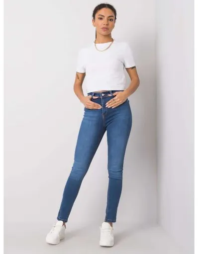 Dámské džíny skinny Britanny RUE PARIS modré