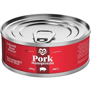 MARTY Monoprotein 100% maso vepřové 100 g (8595174340196)