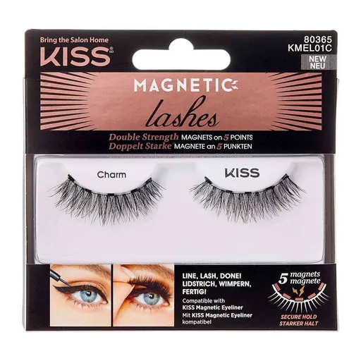KISS Magnetické řasy 01 Charm (Magnetic Lashes Double Strength)