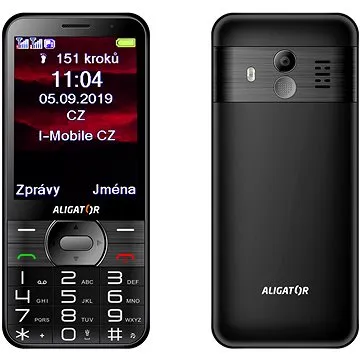 ALIGATOR A900 GPS Senior černý (A900B)