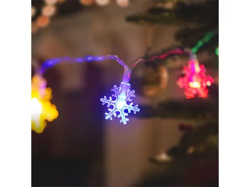 Řetěz vánoční FAMILY 58215 vločky