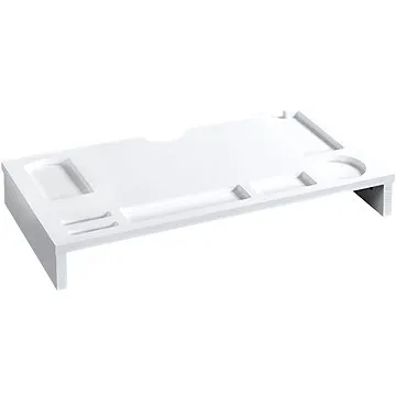 Kesper, Stojan na monitor bílý s přihrádkami, 66 x 34,5 x 5 cm. (5882113)