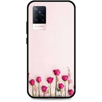 TopQ Kryt Vivo V21 5G silikon Roses 72872 (Sun-72872)