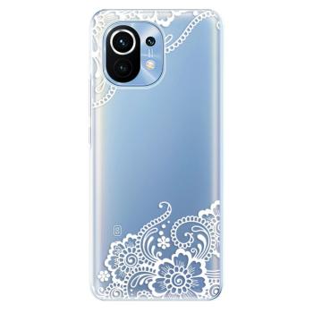 Odolné silikonové pouzdro iSaprio - White Lace 02 - Xiaomi Mi 11