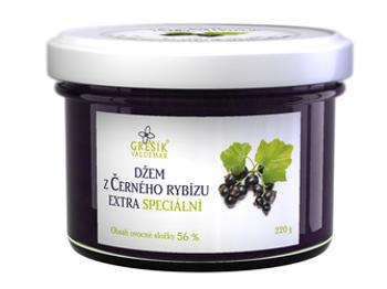 Valdemar Grešík Džem z černého rybízu extra speciální 220 g