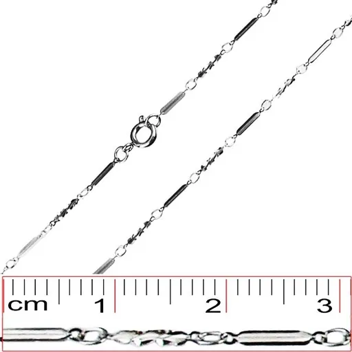 Ocelový řetízek - spirály a 3D obdélníky