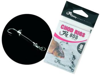 Horogelőke Fil Fishing Chod Rigs FIL808 11,3kg méret 8 3db