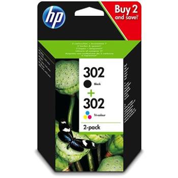 HP X4D37AE č. 302 combo pack černá a barevná (X4D37AE)