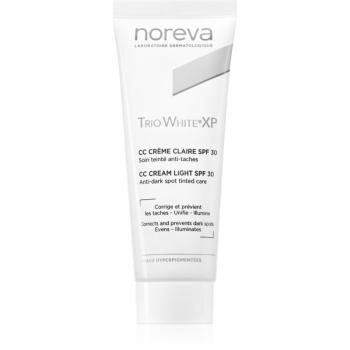 Noreva Trio White XP CC Cream Light SPF 30 CC krém pro jednotný tón pleti SPF 30 40 ml